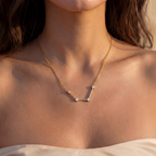 Celestine Halo Necklace