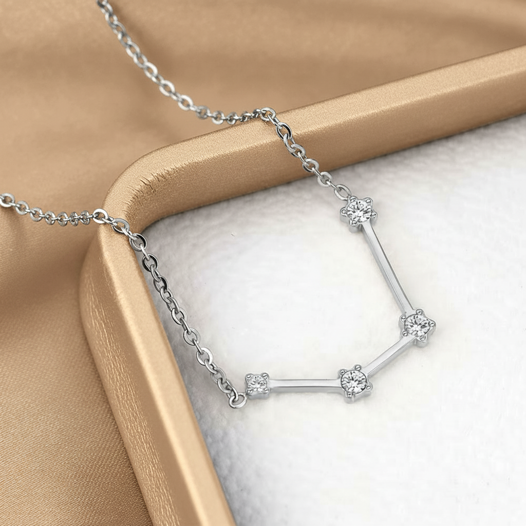 Celestine Halo Necklace