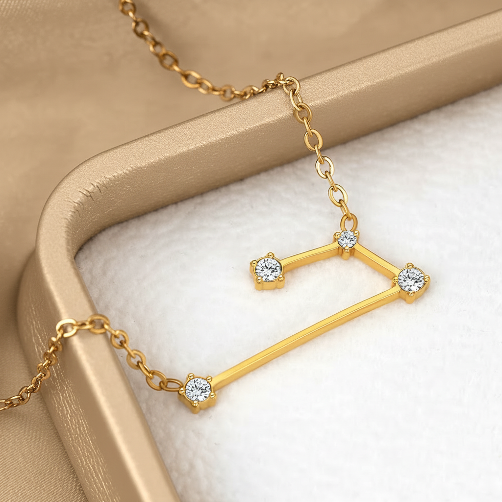 Celestine Halo Necklace