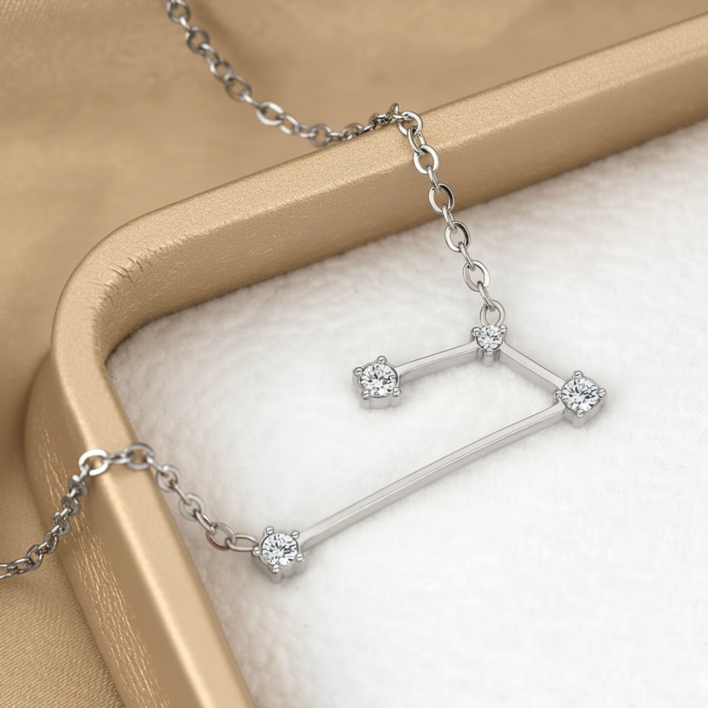 Celestine Halo Necklace