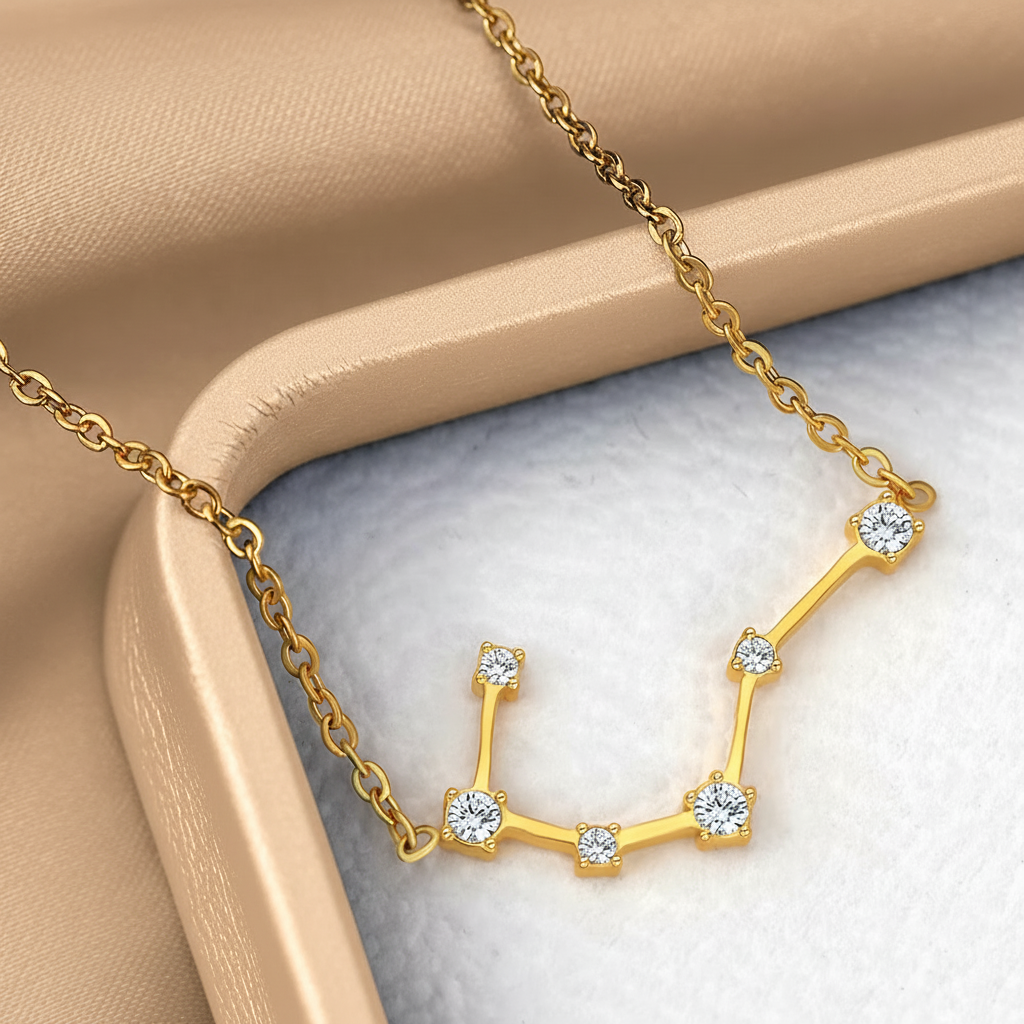 Celestine Halo Necklace