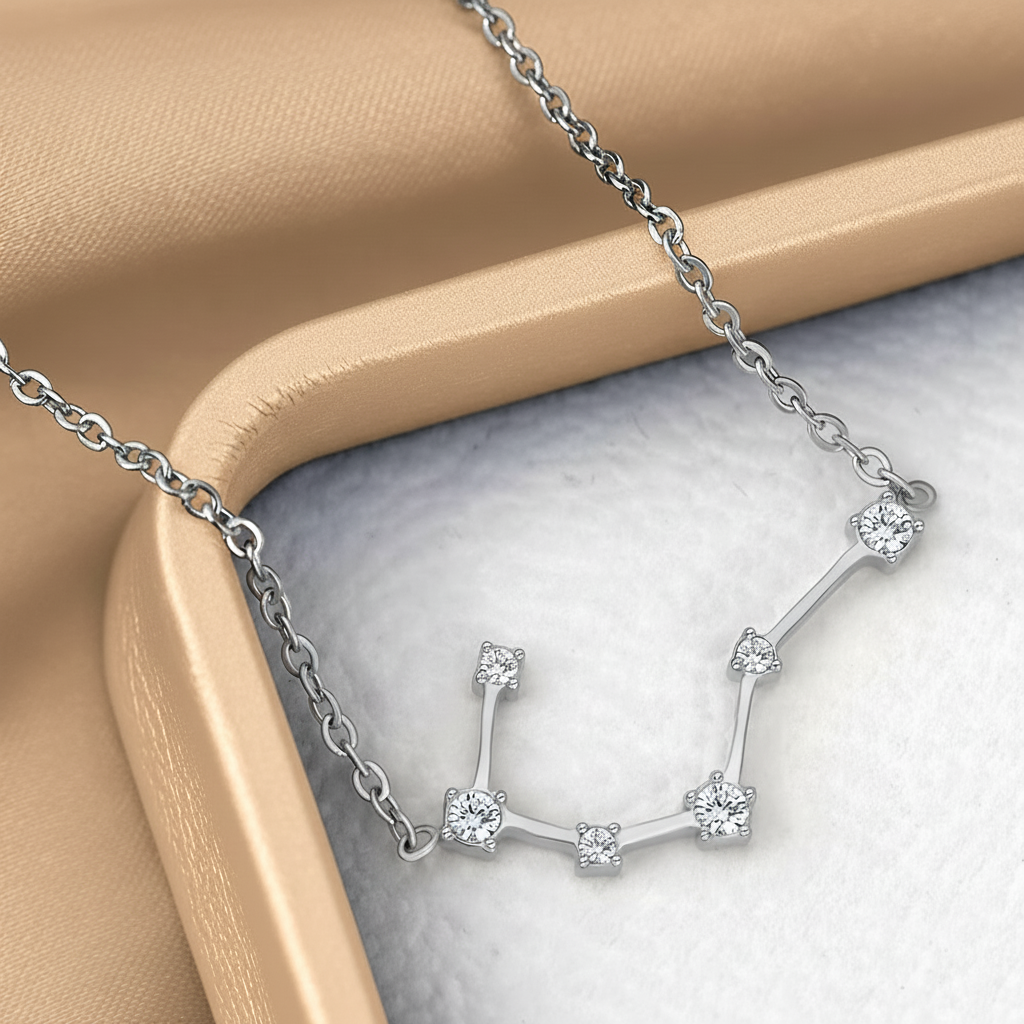 Celestine Halo Necklace