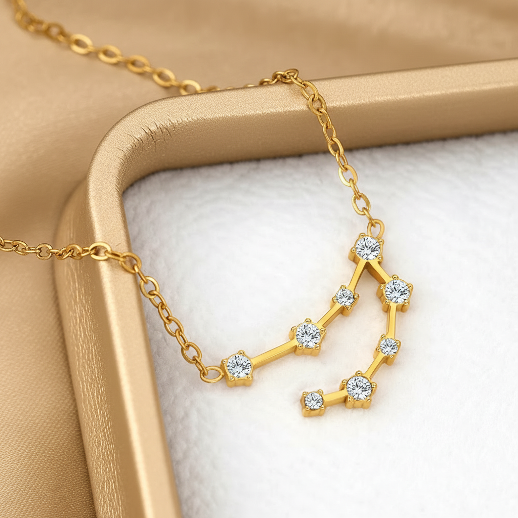 Celestine Halo Necklace