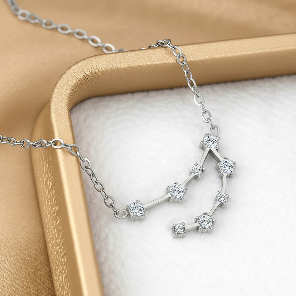 Celestine Halo Necklace