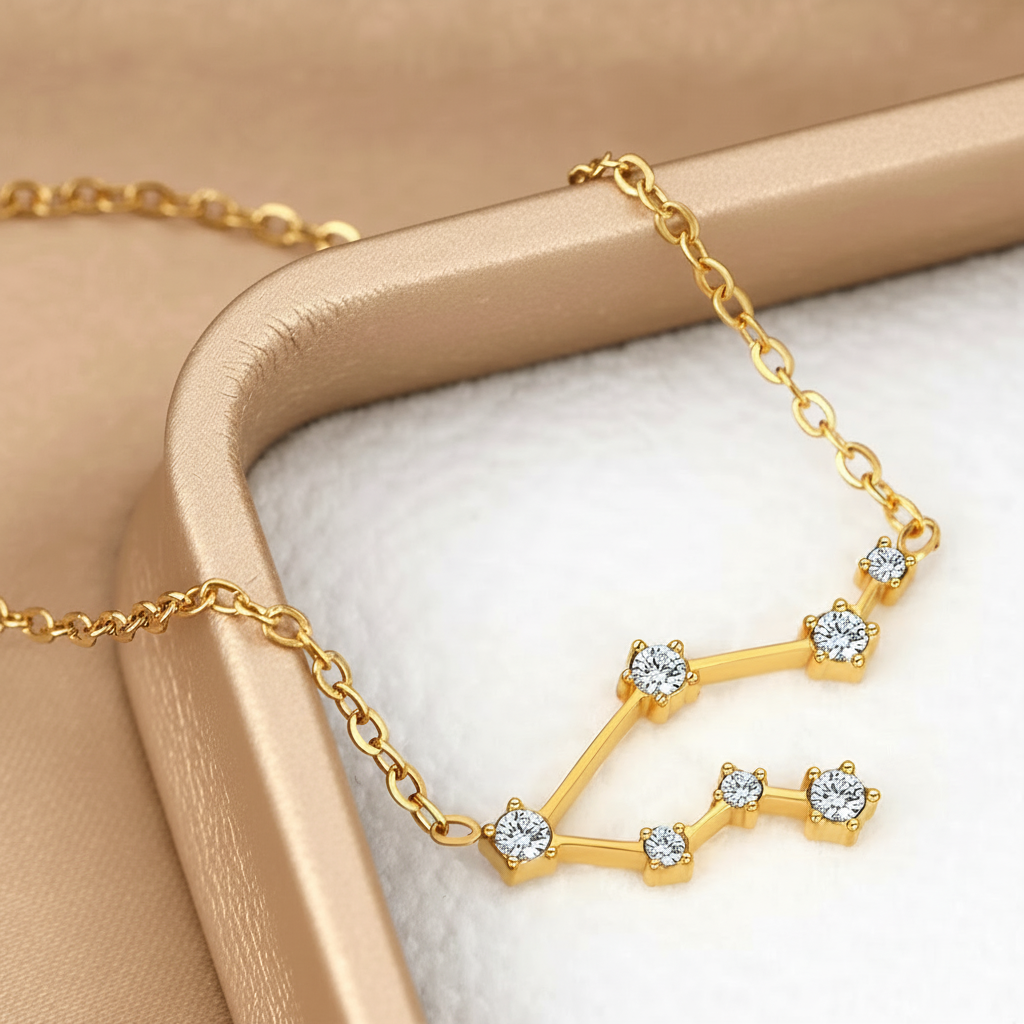 Celestine Halo Necklace