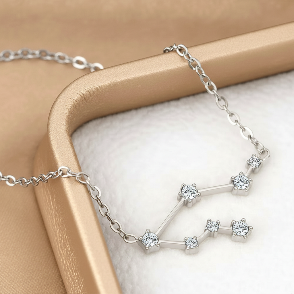 Celestine Halo Necklace