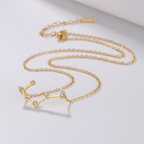 Celestine Halo Necklace