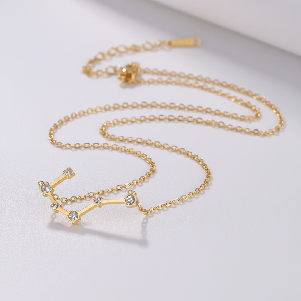 Celestine Halo Necklace