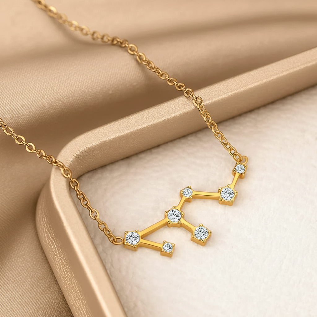 Celestine Halo Necklace