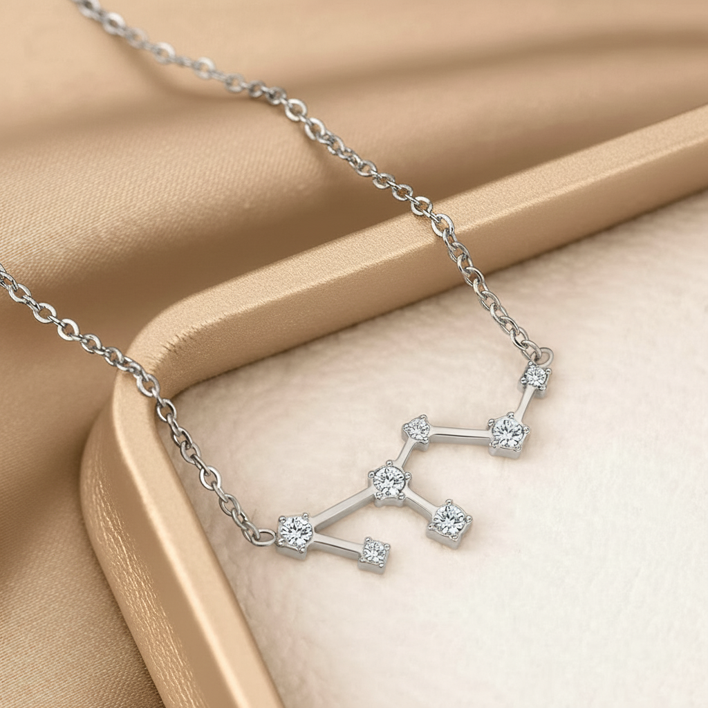 Celestine Halo Necklace