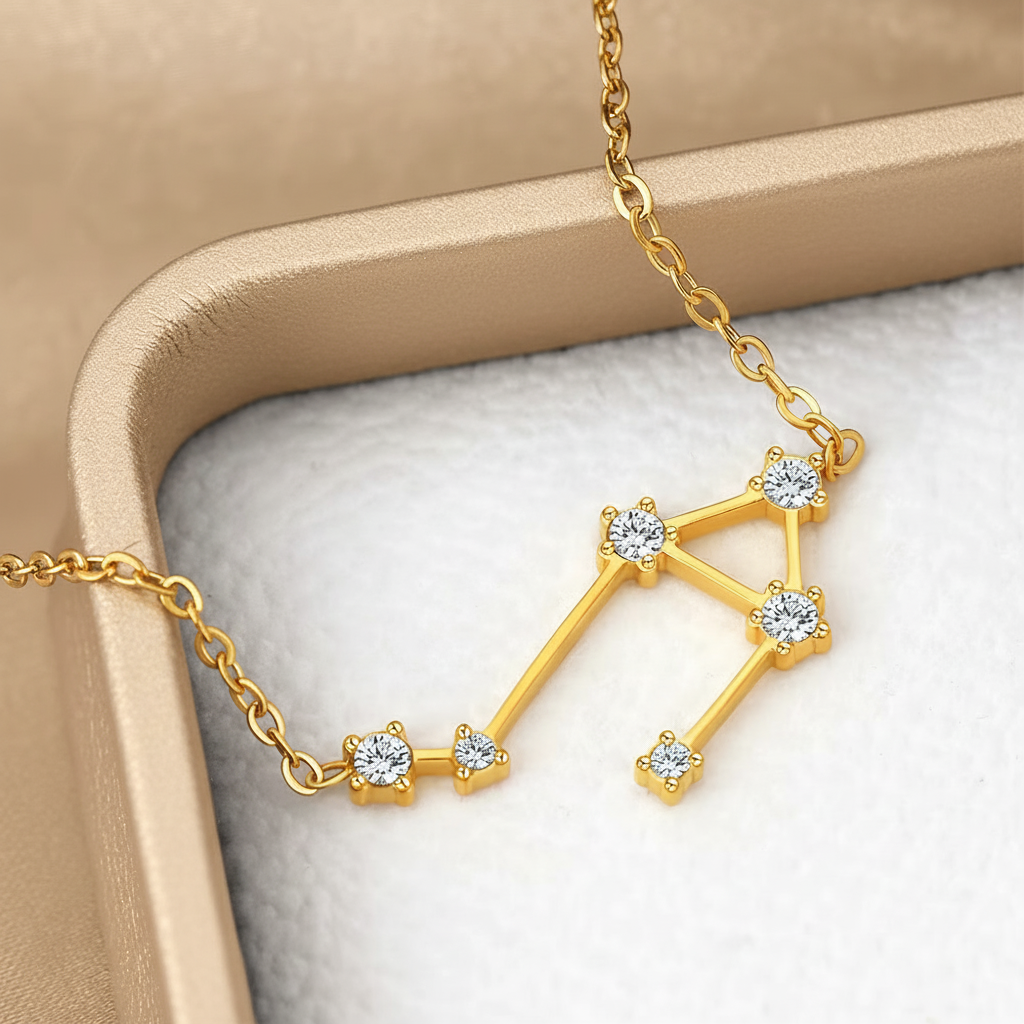 Celestine Halo Necklace