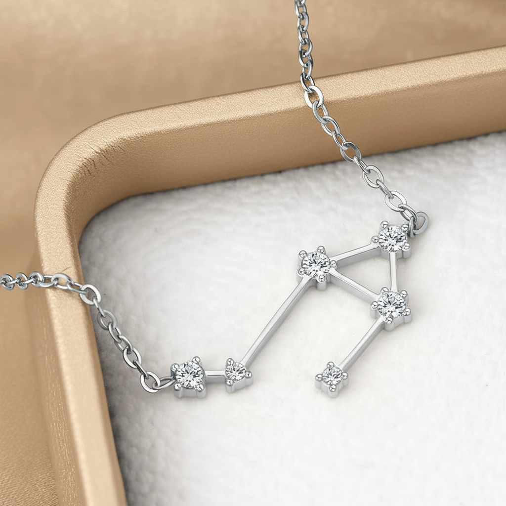 Celestine Halo Necklace