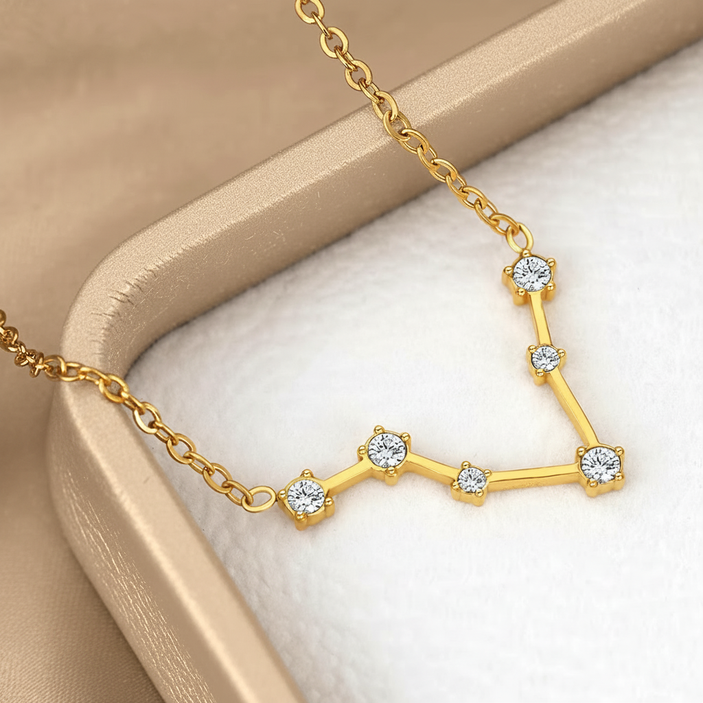 Celestine Halo Necklace