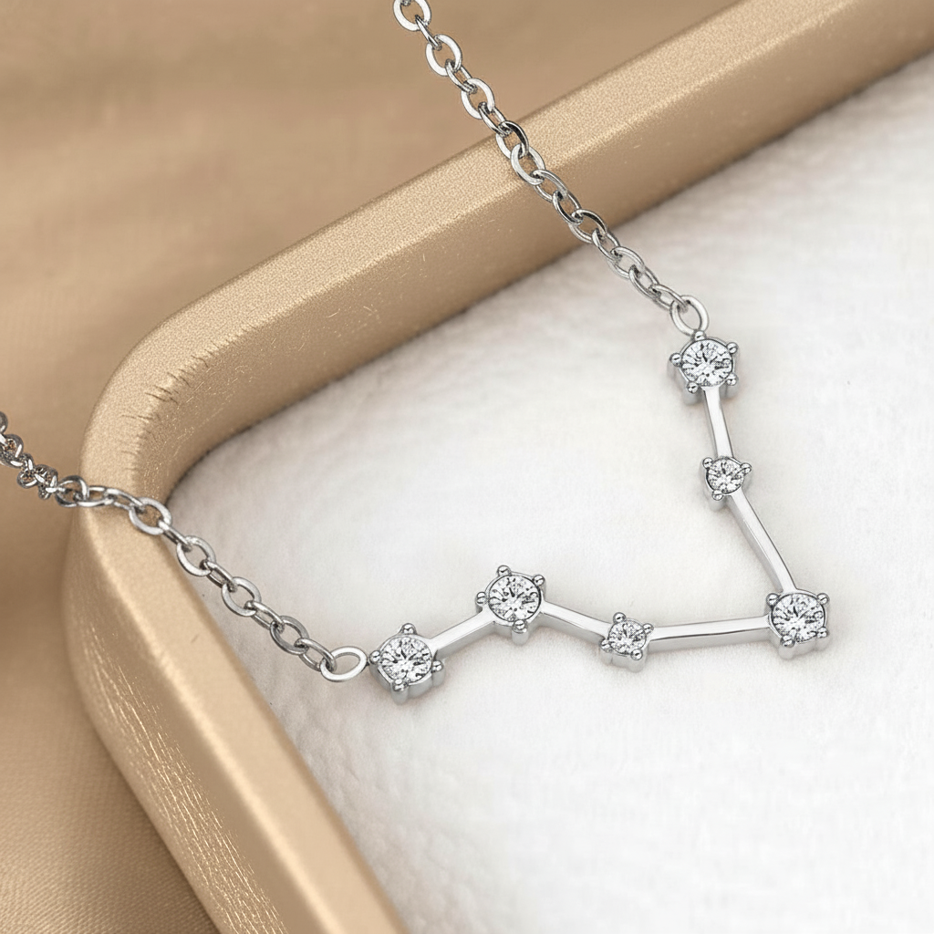 Celestine Halo Necklace