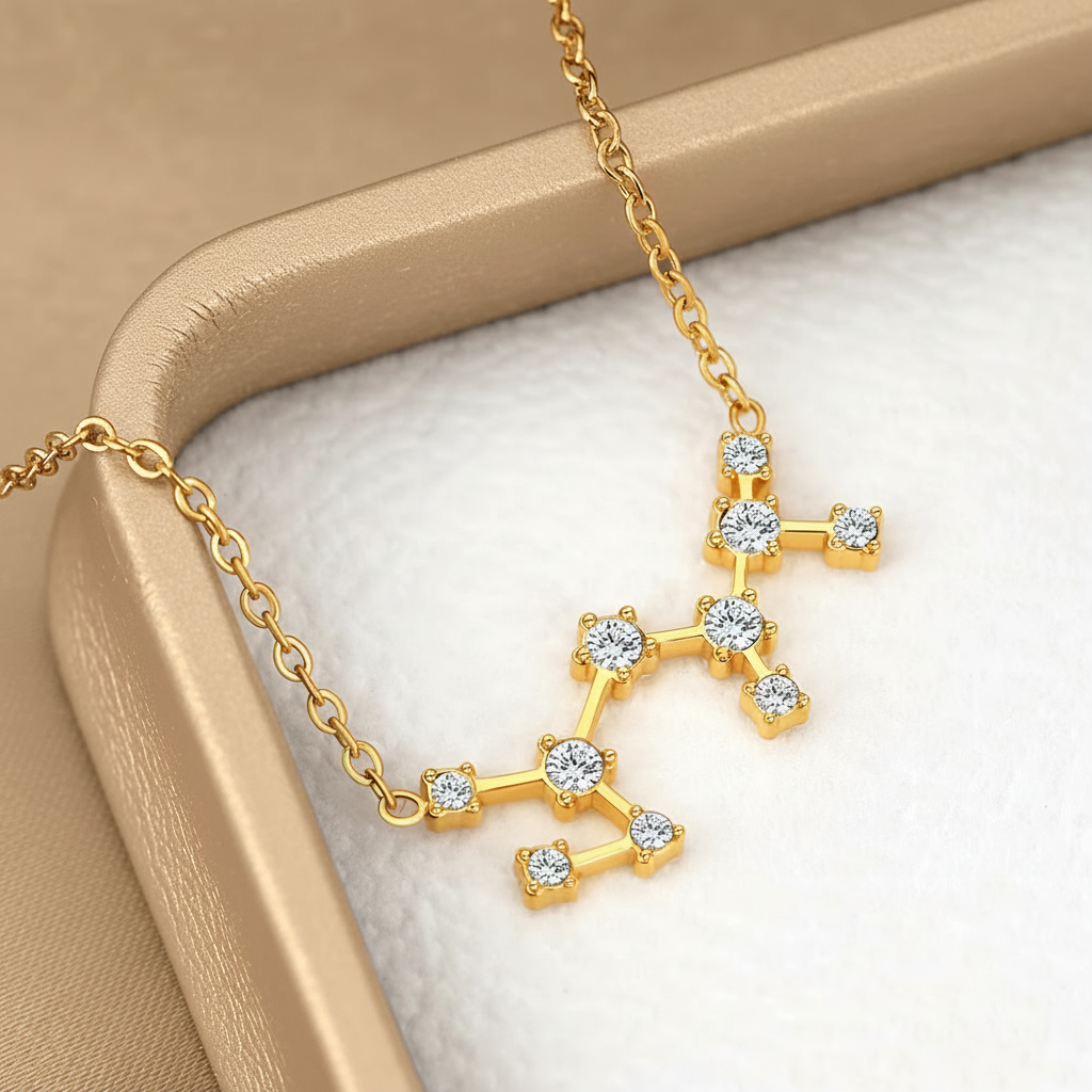 Celestine Halo Necklace