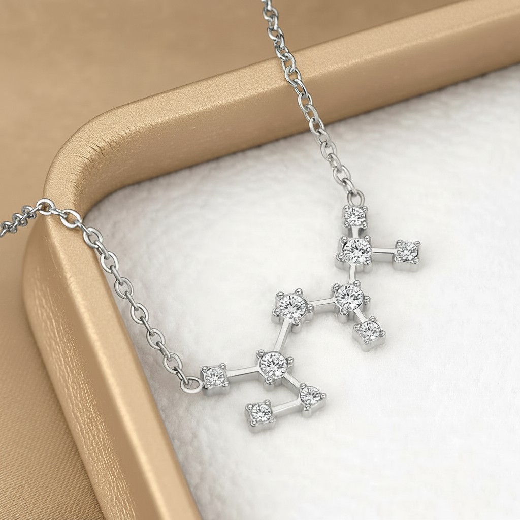 Celestine Halo Necklace