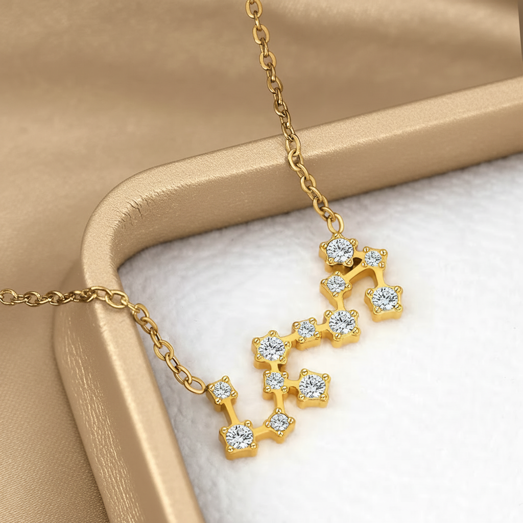 Celestine Halo Necklace