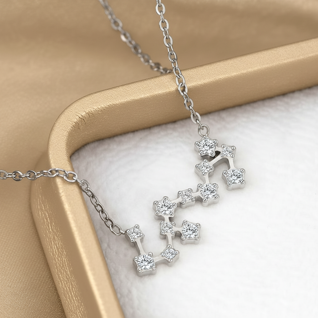 Celestine Halo Necklace