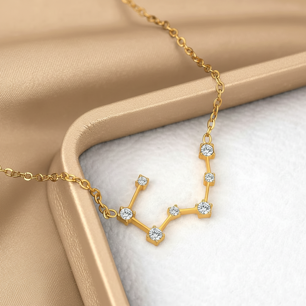 Celestine Halo Necklace