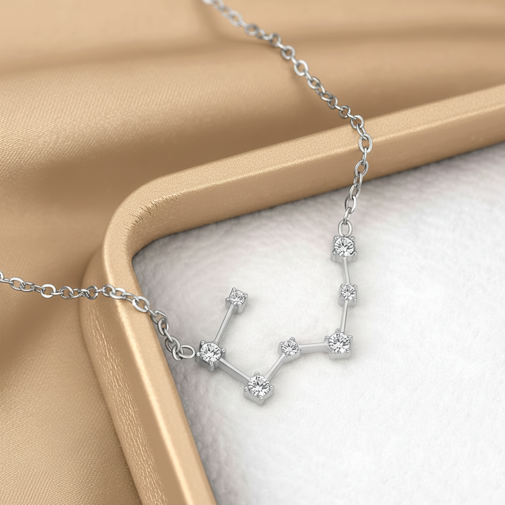 Celestine Halo Necklace