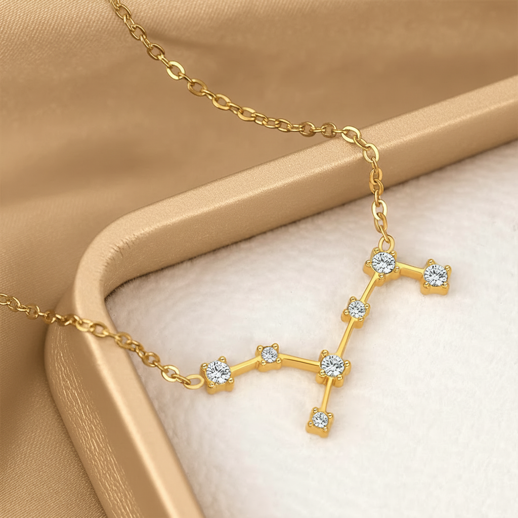 Celestine Halo Necklace