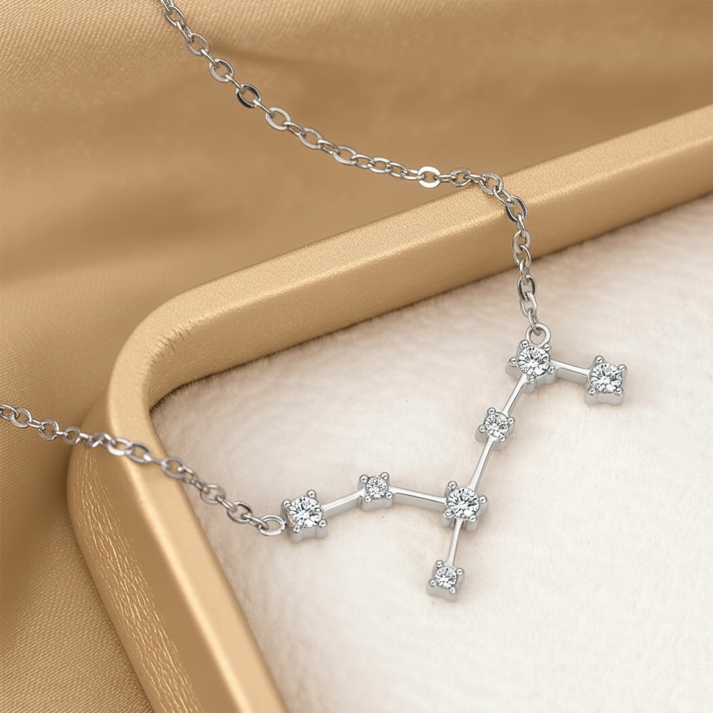 Celestine Halo Necklace